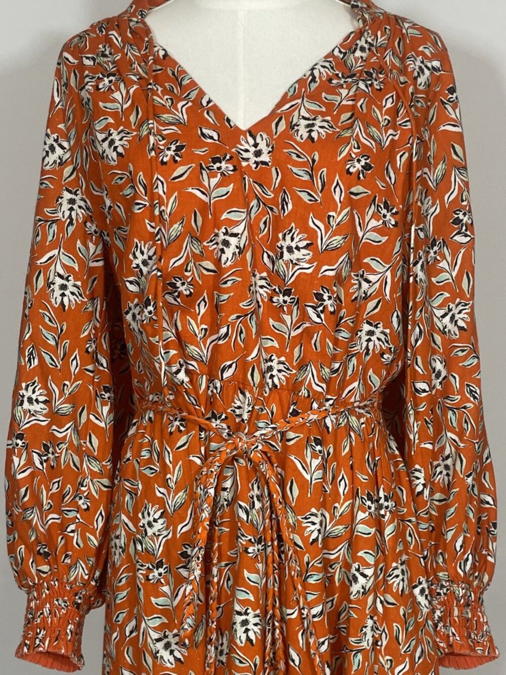 Alice + Olivia Lilian Belted Floral Mini Dress - Free Swinging Sienna Size 2